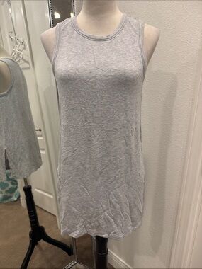 Lou & Grey Heather Gray Sleeveless Tank Top Tunic